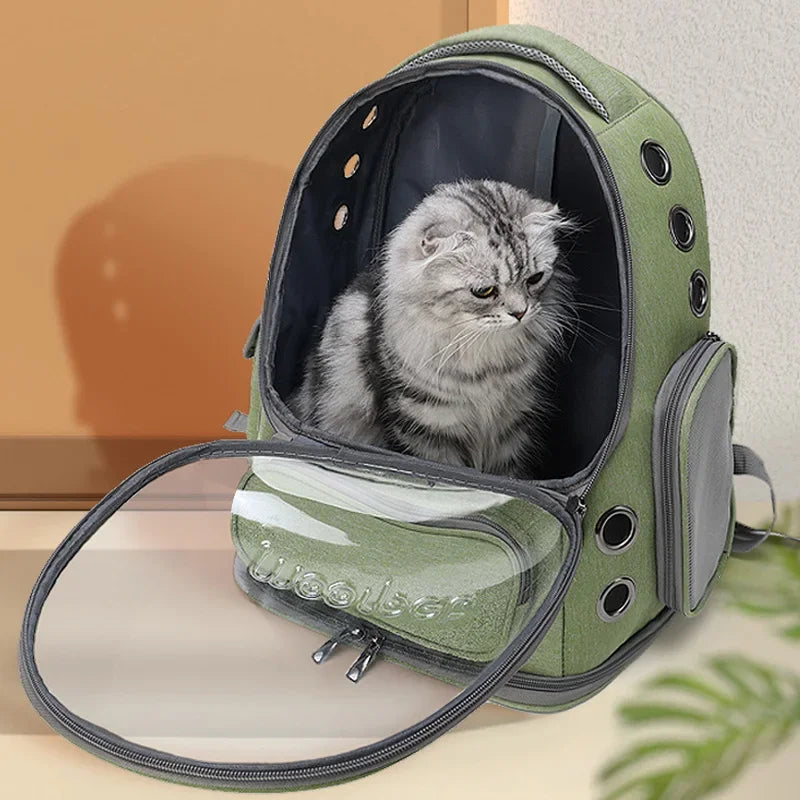 Bubble Backpack Carrier for Cats Breathable Airline Approved Pet Tr Purrfect Supply Co