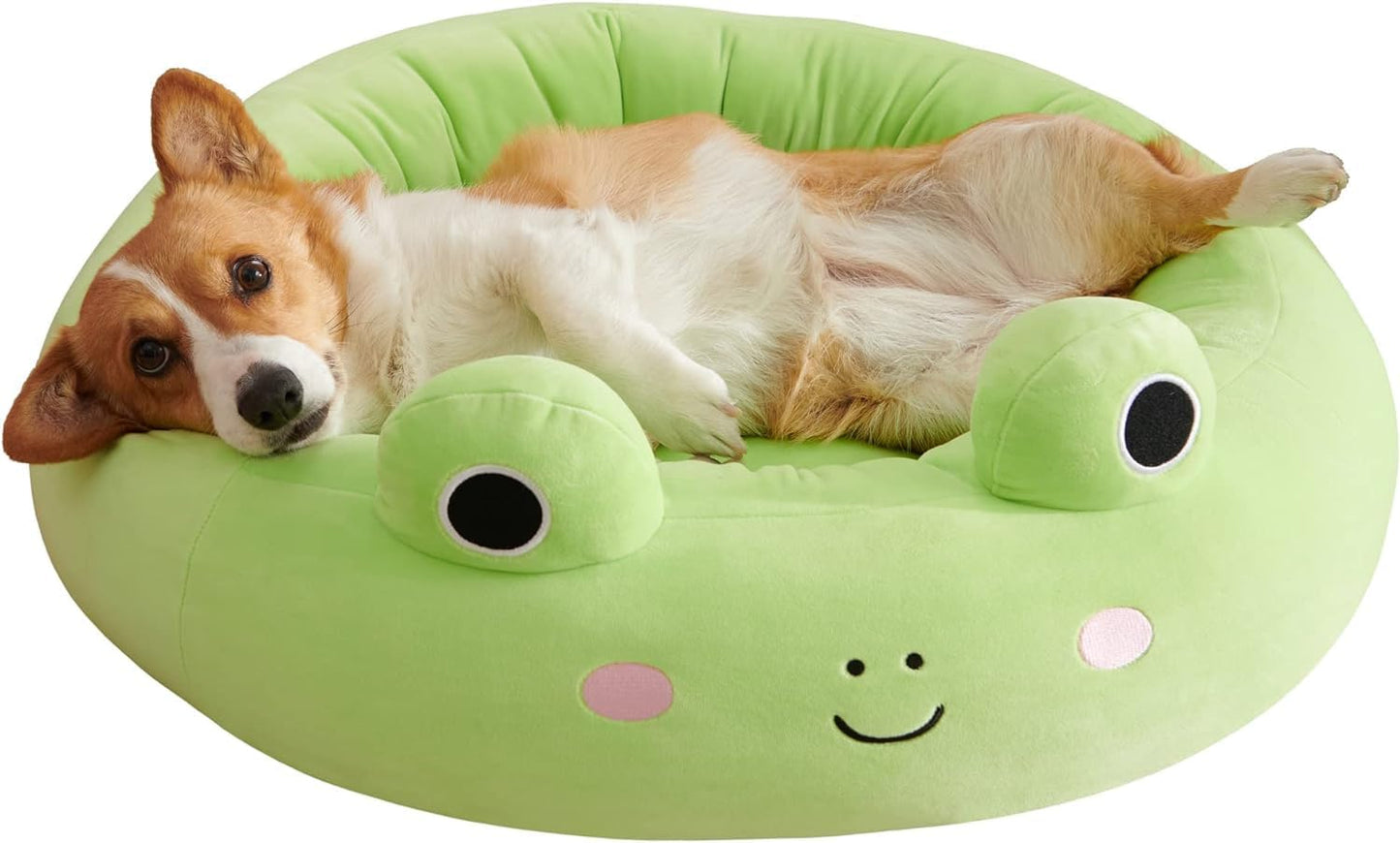 20-Inch Wendy Frog Pet Bed - Small Ultrasoft Official  Plush Pet Bed