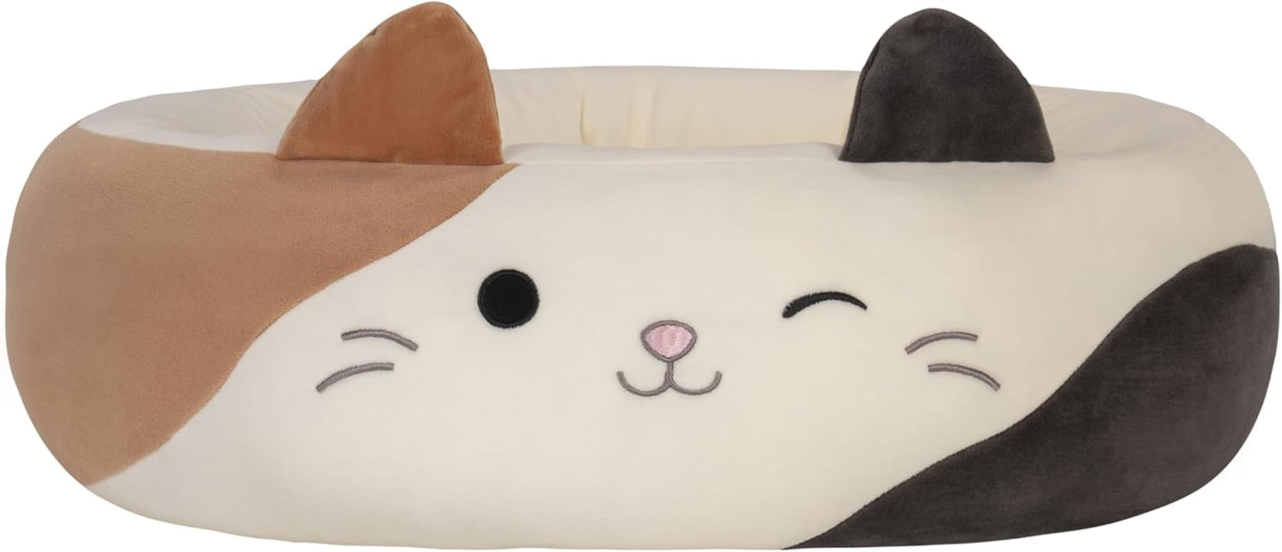 Squishmallows 20-Inch Cam the Calico Cat Pet Bed - Official Jazwares Plush Pet Bed